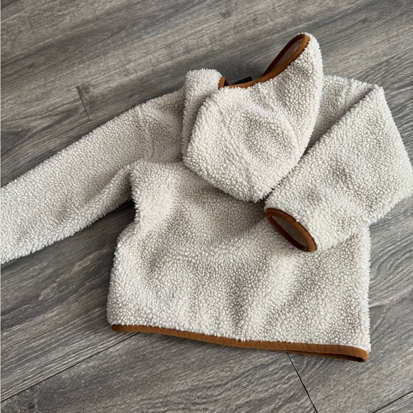 Carhartt Cream and Brown Kids Hoodie Boys Size 2T - Picture 4 of 5